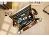 Women's Genuine Cowhide Leather Handbag - Handmade Shoulder & Crossbody Bag with Metal Buckle