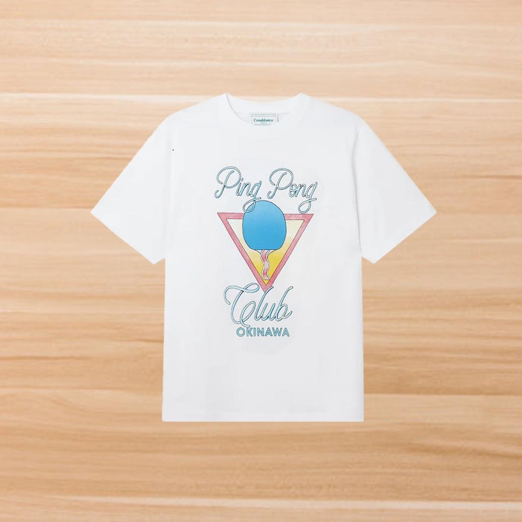 Cross-border foreign trade casablanca Casablanca short-sleeved American tide brand niche loose high street tide brand t-shirt