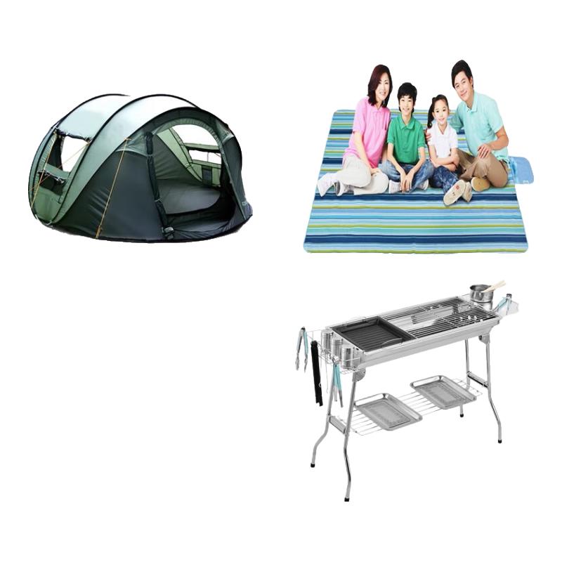 Ji Hang 3-4 Person Automatic Pop-Up Camping Tent