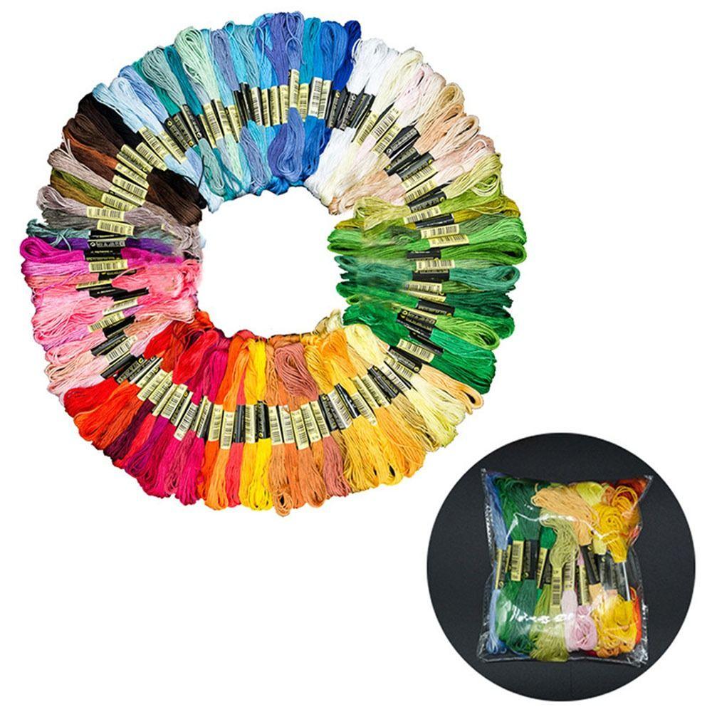 24/100/50/100 Cross Stitch Threads Multicolor Sewing Tool New Embroidery Thread