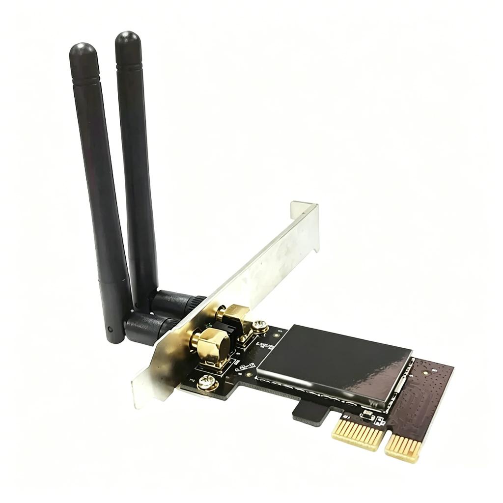 KEBIDUMEI 300Mbps PCI-E Wireless Adapter RTL8192 NWP310E Network Card 2.4G 802.11N WiFi Adapter for Desktop Windows 7/8/10/11