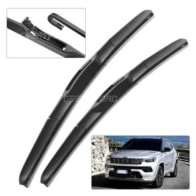 Pour Jeep Compass MP/552 2016-2025 2017 2018 2019 2020 2025 Balais d'essuie-glace Avant Balais d'essuie-glace Pare-brise Pare-brise Brosse de fenêtre 24"+18"