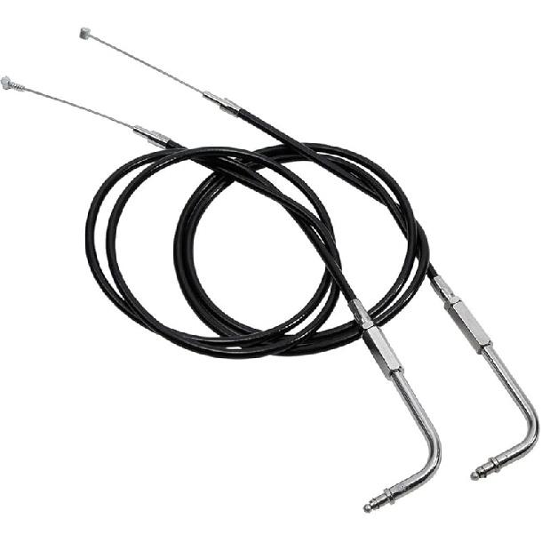 SLMOTO 80CM Black Motorcycle Throttle Cable Fit for Harley Sportster XL883 XL1200