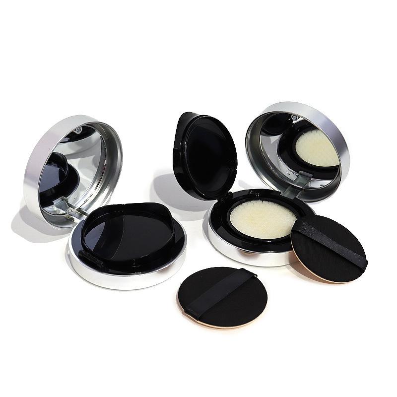 Leere Luftkissen-Puderquaste Box Tragbare Kosmetik-Make-up-Hülle Behälter Mit Puderquaste Spiegel Zum Befüllen von BB-Creme Foundation