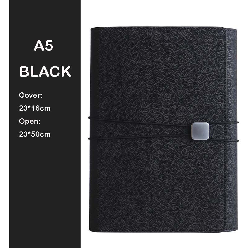 A5 Loose-leaf Creative Notebook Multi-function Coil Notepad Business Gift Box Set Hand Account Leather Case Notebook Case
