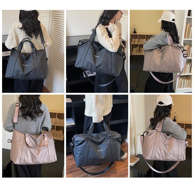 Large Capacity Nylon Tote Bag Women's Short-distance Travel Bag
