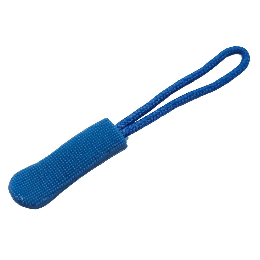 Colored PVC Zipper Pull Rope with Removable Drawstring and Rubber Pull Tab for Bags and Luggage