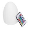 LED Night Light Egg Shaped RGBW Remote Control 16Color Table Lamp for Indoor Home Bar KTV Dining Table