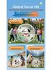 Inflatable Transparent Giant Football Beach Ball for Children and Parent-Child Interaction