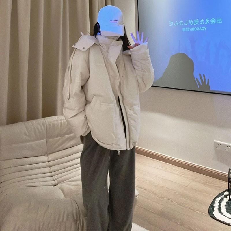 

Женское зимнее корейское пальто-джокер с хлопковой подкладкой, новая свободная стеганая куртка с хлопковой подкладкой, стеганая куртка XL