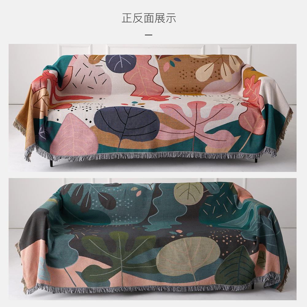 Non Slip Sofa Towel Full Cover All Season All-Purpose Full Cover Sofa Cover Single And Double Sofa Bedspread Nordic Sofa Cover