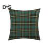Christmas Pillowcase Plaid Print Single Side Print Colorfast Hidden Zipper Two Sizes Available Couch Decoration Throw Pillow Cover Pillow Sham