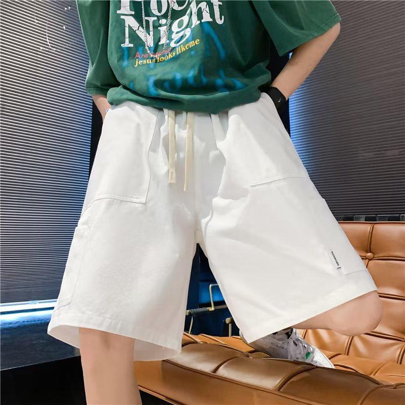 

Мужские свободные японские белые летние рабочие шорты Cityboy Small белый