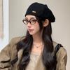 Autumn and Winter New Style British Retro Ins Small Label Reverse Beret Korean Style Casual Fashion Versatile Painter