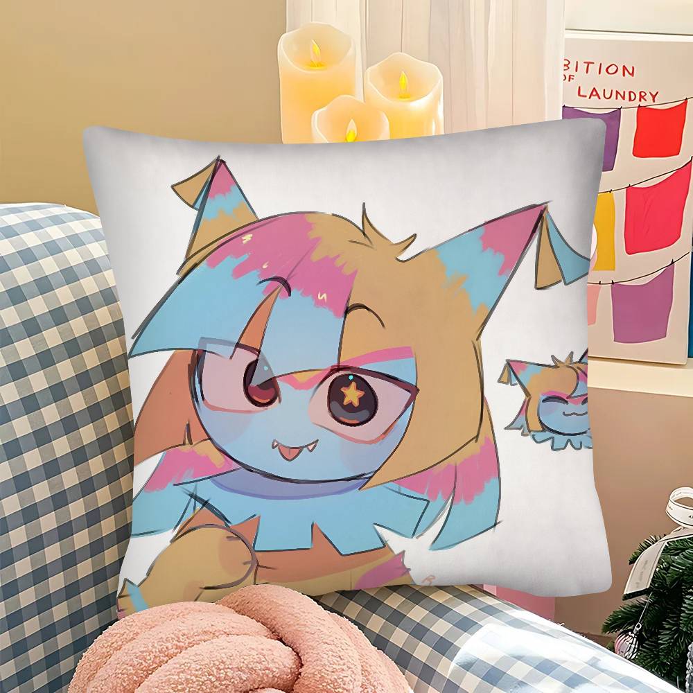 pc YYatta Anime Pillow Case Fashion Square Pillowcase Bedroom Sofa Room Ins Decoration Leisure