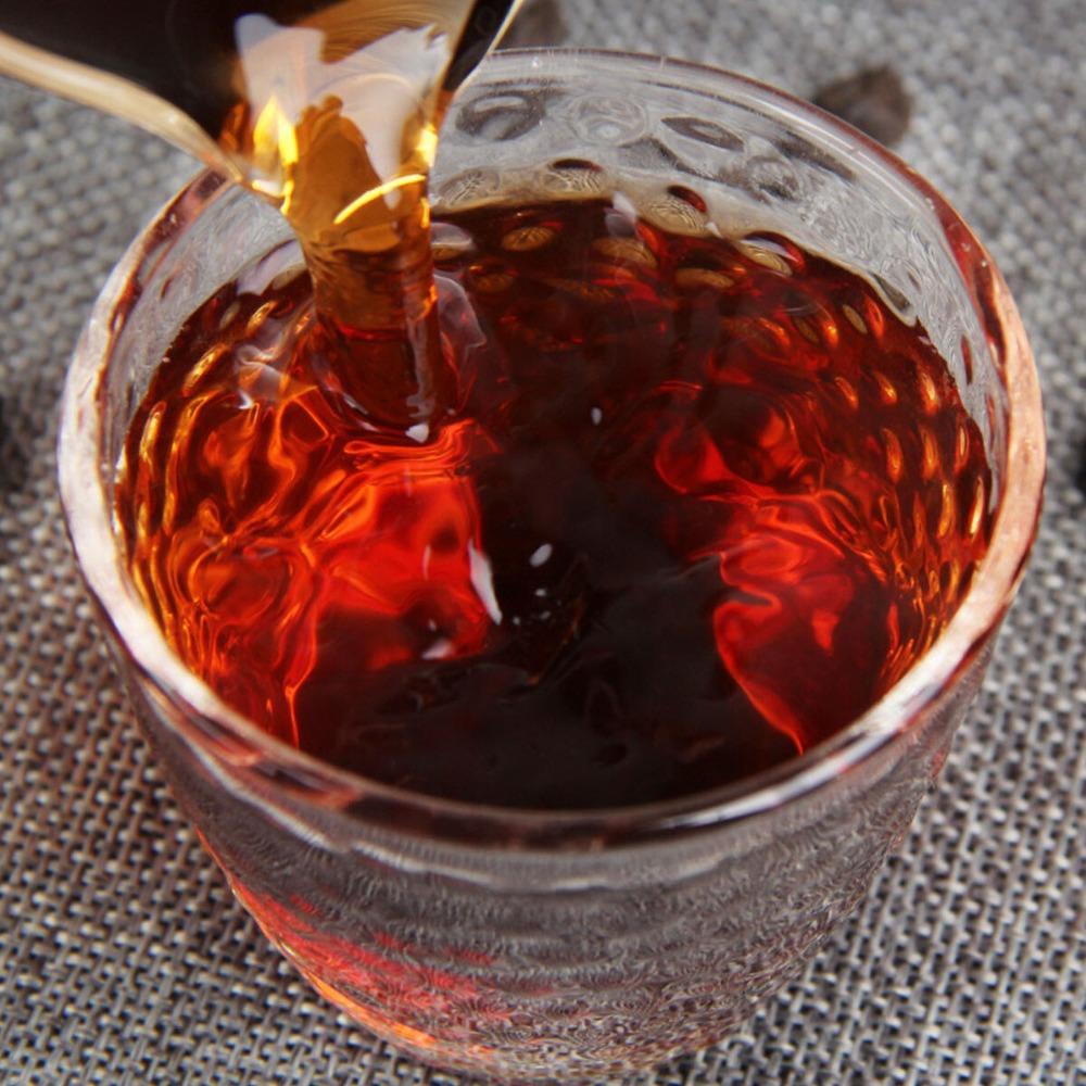 Tè Pu-erh Maturo Sapore Riso Glutinoso Yunnan Cestino di Bambù Puerh Compresso 500g