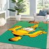 Garfield Breaking Through Square rugs are a great choice for living rooms, bedrooms, home décor, and as gifts