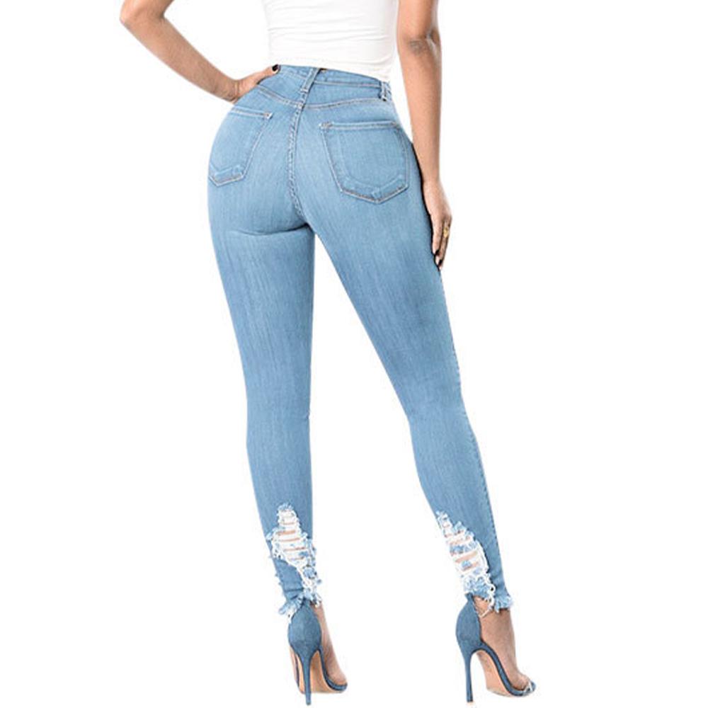 Buy Women Denim High Waist Leggings 