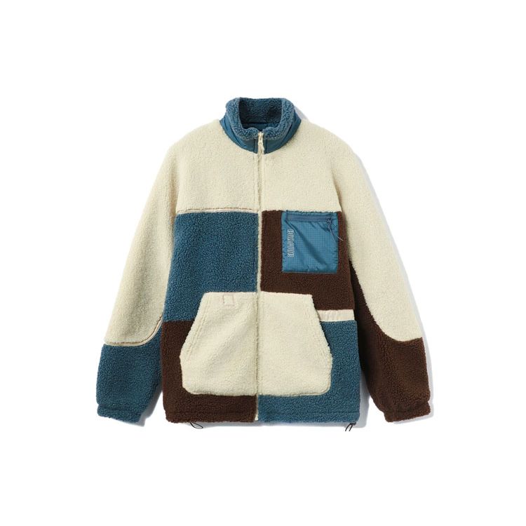Li-Ning BADFIVE Reversible Warm Padded Jacket White/Teal Men AFDR703-1 M