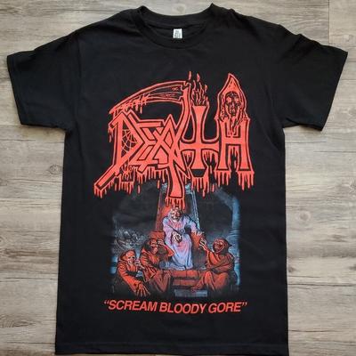 DEATH SCREAM BLOODY GORE Tričko Unisex Tričko