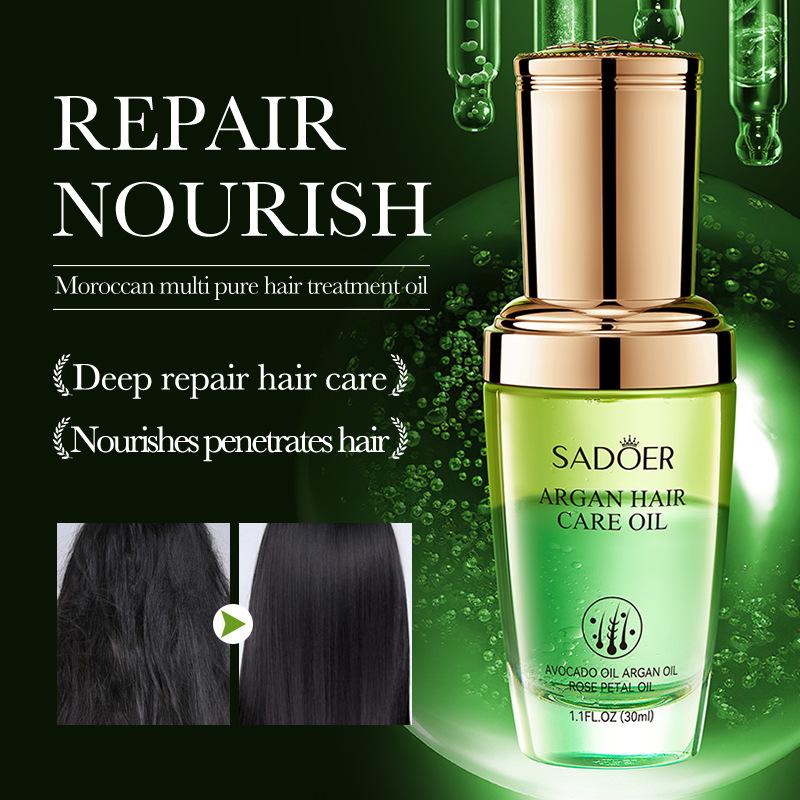 Hair Care Essential Oil 30ml SADOER Softening Nourishing Hair Care Essential Oil