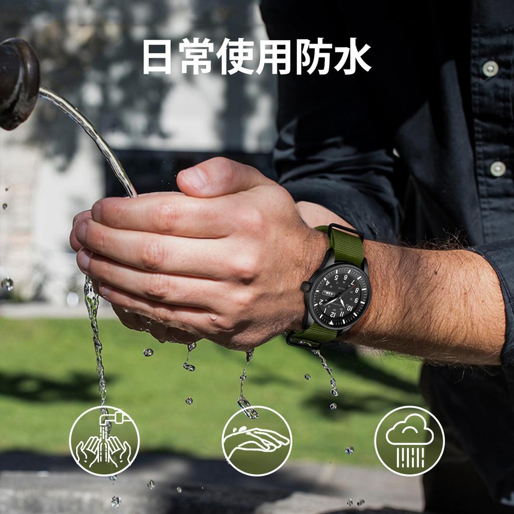 L LAVAREDO Quarz Einfaches Design mit Kalendertag Analog Einfach zu Sportuhr für Alltag und Outdoor Herrenuhr, & Anzeige, Armbanduhr, Lesen,