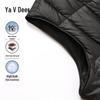 Ya Lu Men's 90% Duck Down V-Neck Vest
