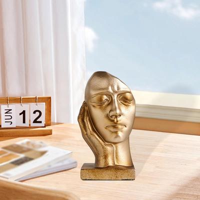 Dekorative Buchstütze Buchhalter Enden Harz Charakter Skulptur Stütze für Büro Bücherregal