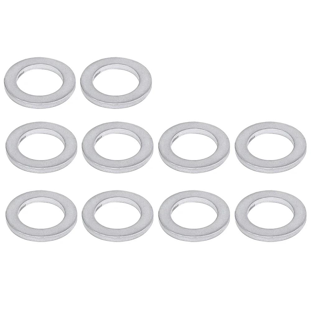 

100/10 шт. M14 Алюминиевые прокладки под сливную пробку моторного масла, уплотнительные шайбы для Honda Accord Civic CRV Acura, замена 94109-14000