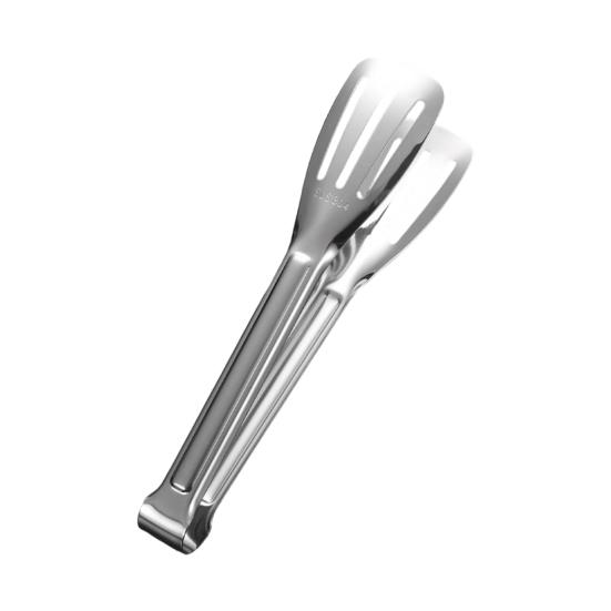 Stainless Steel Serving Tongs Heat Resistant Kitchen Tongs Non-Slip Food-Grade U-Shape Cooking Tongs for BBQ Buffet Bread Frying