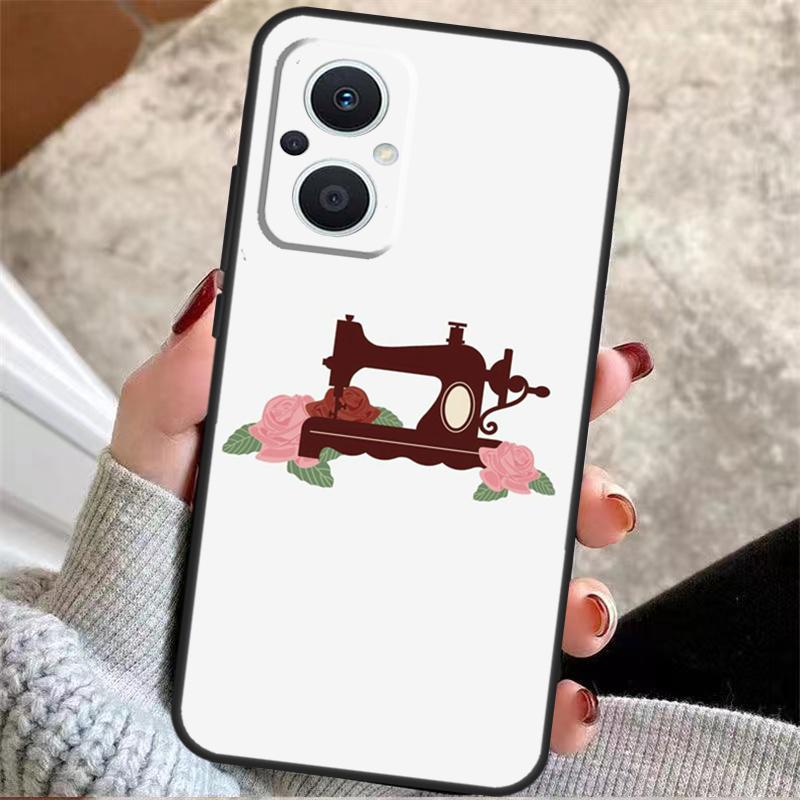 Sewing Machine For OPPO Reno 14F 13F 12F 11F 8T 10 11 12 13 14 Pro 7 8 Lite OPPO Find X8 X6 X5 X9 Pro Case