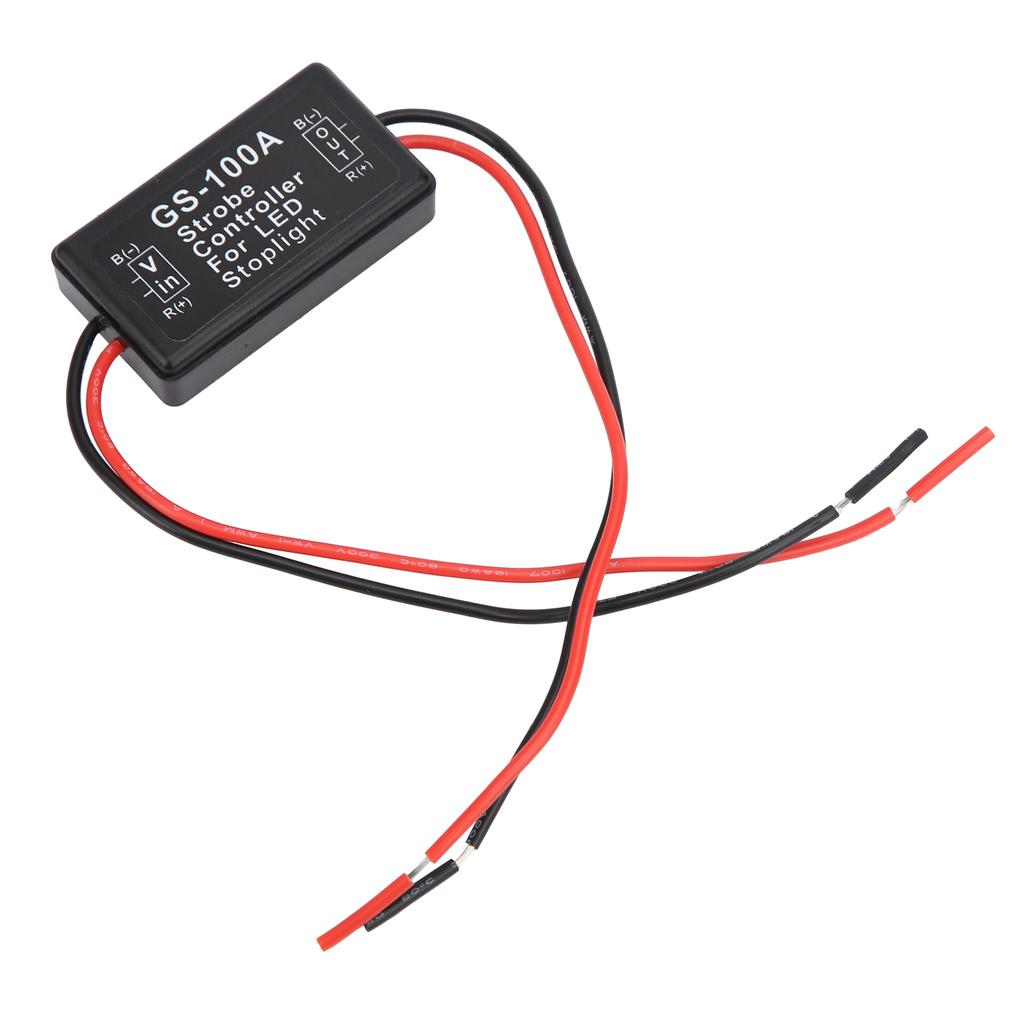 Controler Stroboscop Lămpi Frână Plastic LED Modul Control Flash GS 100A 12 24VDC