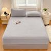 New Class a Antibacterial Waterproof Four Seasons Cotton Padded Thickened Fitted Sheet Mattresses Protective Cover