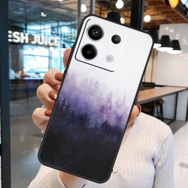 

Forest Cloud Pattern Case For Xiaomi Redmi Note 14 Pro 10 11 12 13 15 Pro Plus Redmi 15 10C 12C 13C 14C 15C Cover Redmi 15C 5G