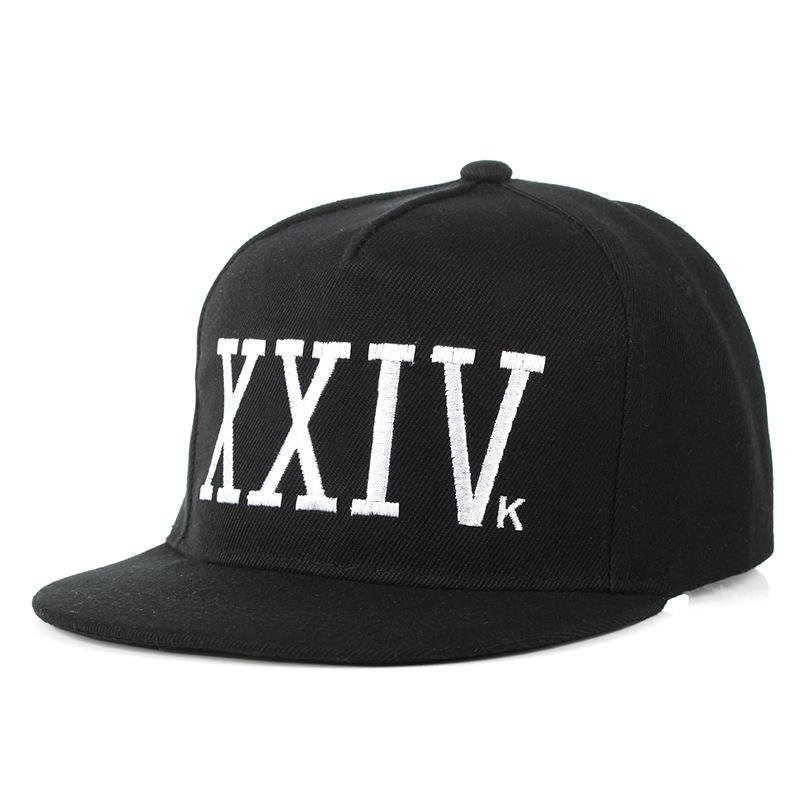 Women s Embroidered Korean Style Flat Brim Baseball Cap - Sun Protection Hip Hop Hat Adjustable чёрный