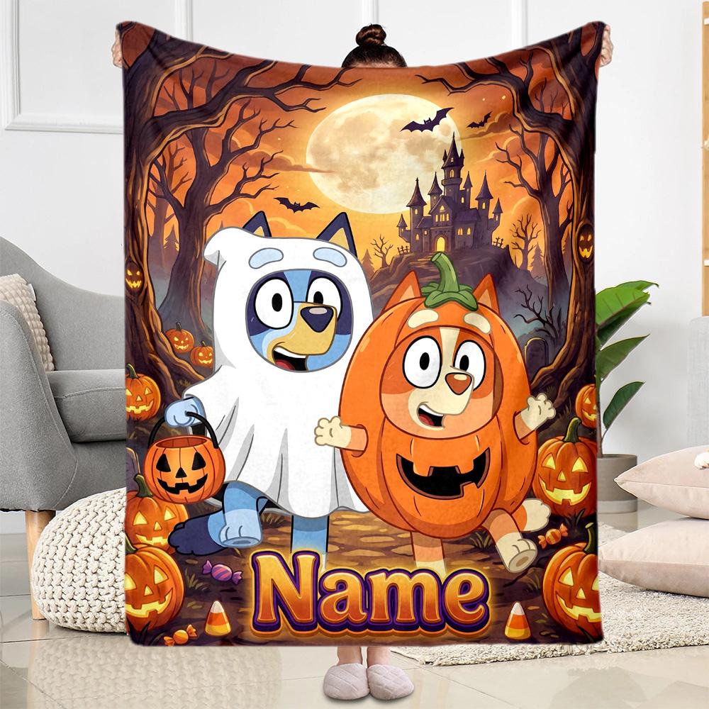 Christmas Adventure City Personalized Text Blanket Multi-purpose Personalized Blanket Soft & Cozy for Nap Picnics Office Chair Bedding