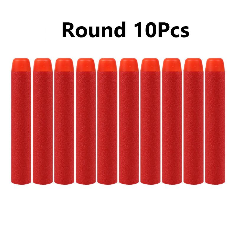 EVA Soft Bullet Round Suction Head Refill Darts Bullets for Gun Kids Toy Guns Accessories Bullets for Series Blasters Xmas