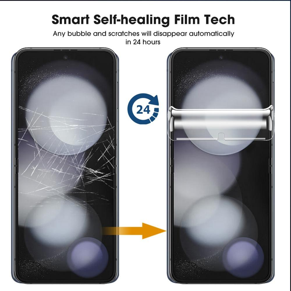 6IN1 Anti-Spy Privacy Hydrogel Films for Samsung Galaxy Z Flip 7 FE HD Privacy Screen Protectors Hydrogel Film for Flip Z 7 FE