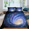 Visual Space Bedding Set Colorful Art Comforter Cover Rainbow Gradient Duvet Cover Optical Illusion Bedspread Cover Full King