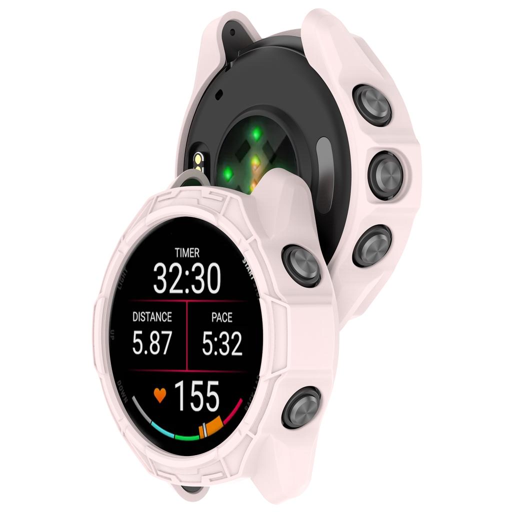 Armor Hollow TPU Protector Case For Garmin Forerunner 570 42MM 47MM 970 Frame Hard Cover Protective Watch Shell Cases Bumper