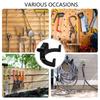 6Pcs Sturdy Utility Hook Storage Solution for Garage Tool Hammers Gardening Equipment