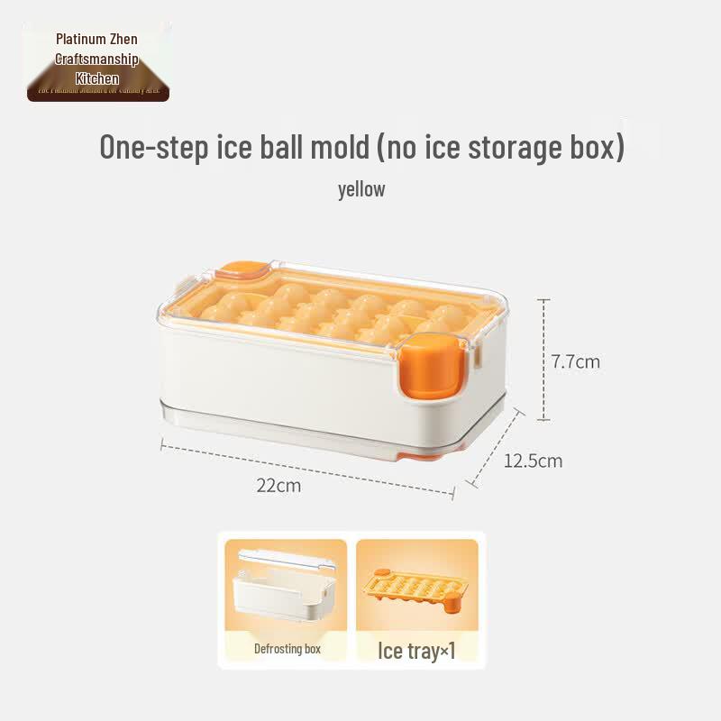 Silicone Sphere Ice Mold with Lid