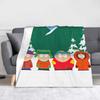 Kreslené deky South Park Fleece Podzim/Zima Stan Cartman Kyle Kenny Lehké přehozy na postel Kancelářský přehoz