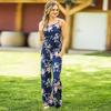 Floral Women Summer Long Wide Leg Pants Strappy Casual Beach Jumpsuit Us Romper