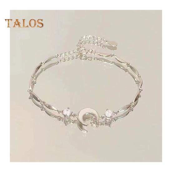 

Женский браслет с блестящими кубическими цирконами в форме цветка, регулируемая длина, милый браслет, универсальный модный аксессуар D