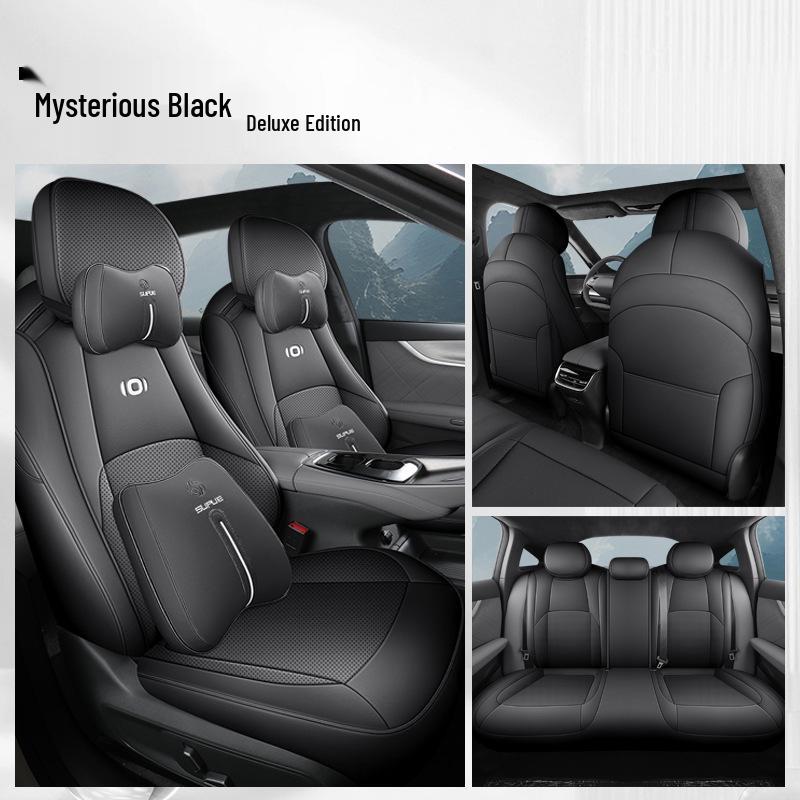 Qiyuan A07 Universal Leather Car Seat Cushion - All-Season Comfort