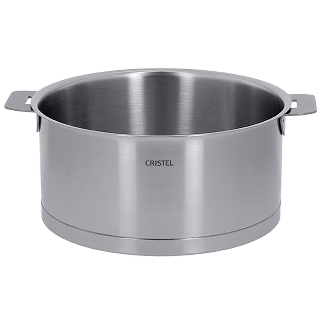 CRISTEL Stainless Steel Pot L Deep Pot 20cm Gas IH Oven Compatible C20QL Japanese Made In France [Authorized Product]
