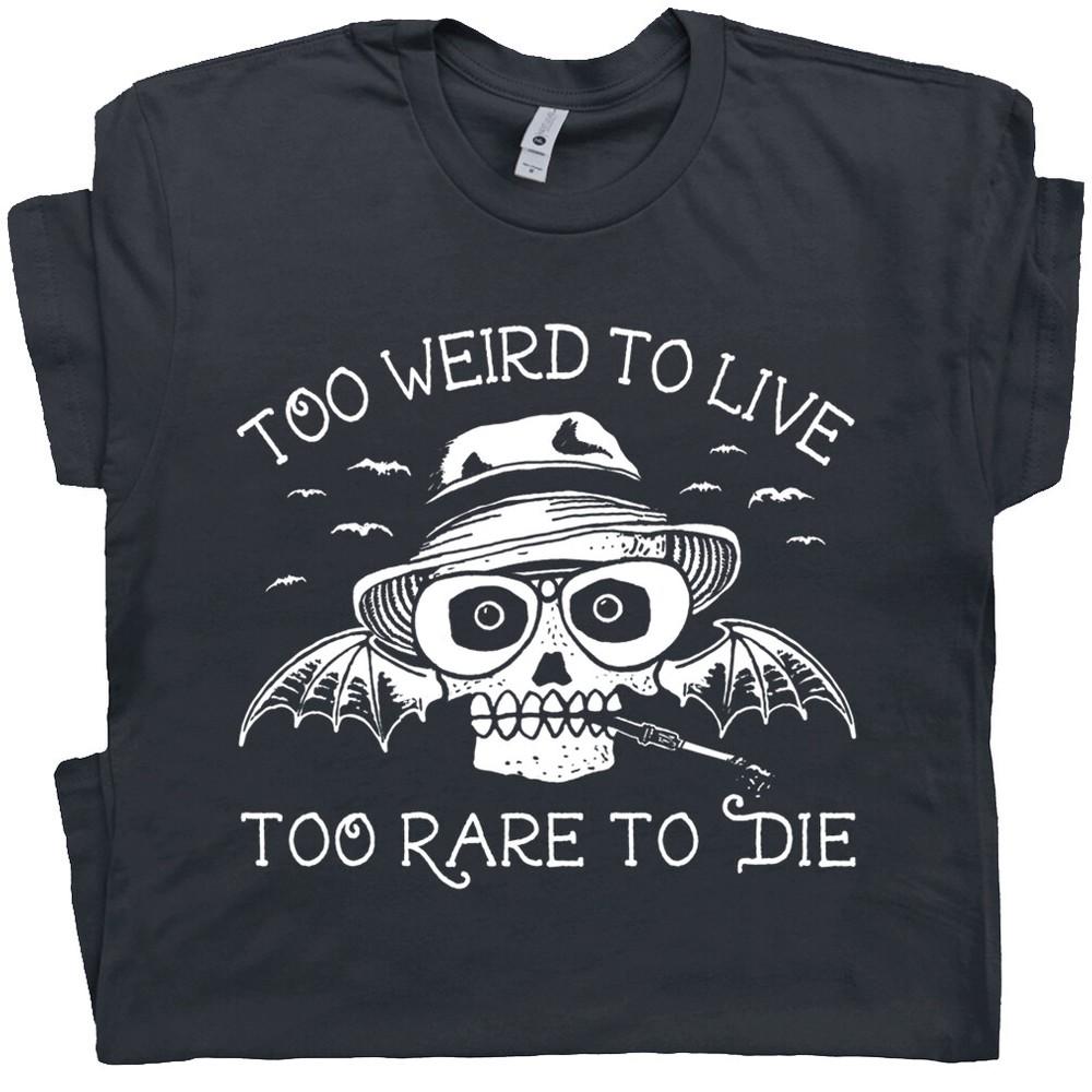

Hunter S Thompson T Shirt Too Weird To Live Fear and Loathing in Las Vegas Tee 3XL