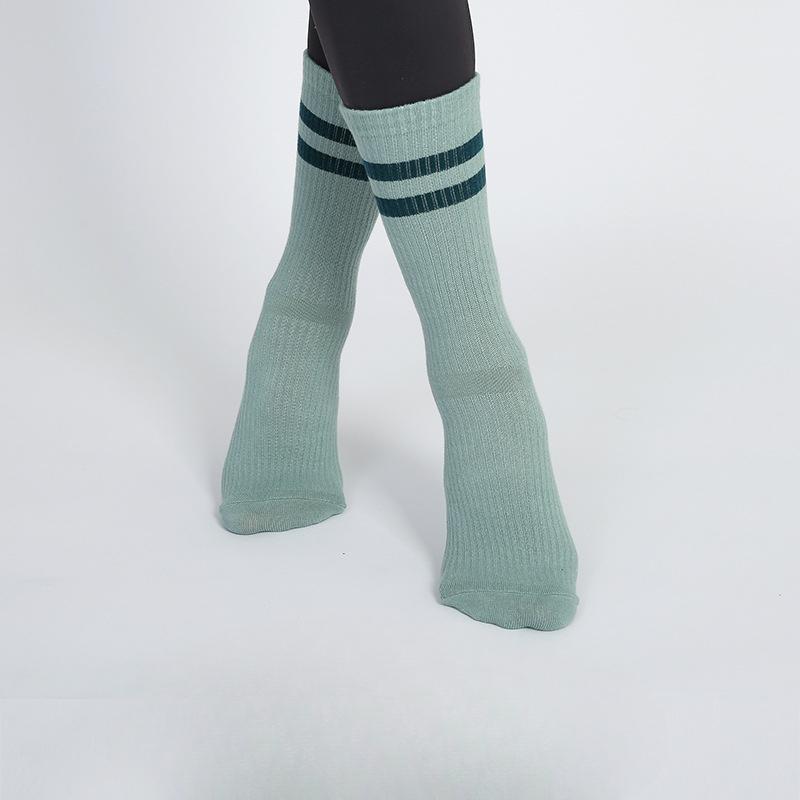 Women Fall Yoga Pilates Non-slip Professional Indoor Sports Rubber Pressure Tube Socks