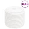 152578 vidaXL Boat Rope Full White 18 Mm 100 M Polypropylene